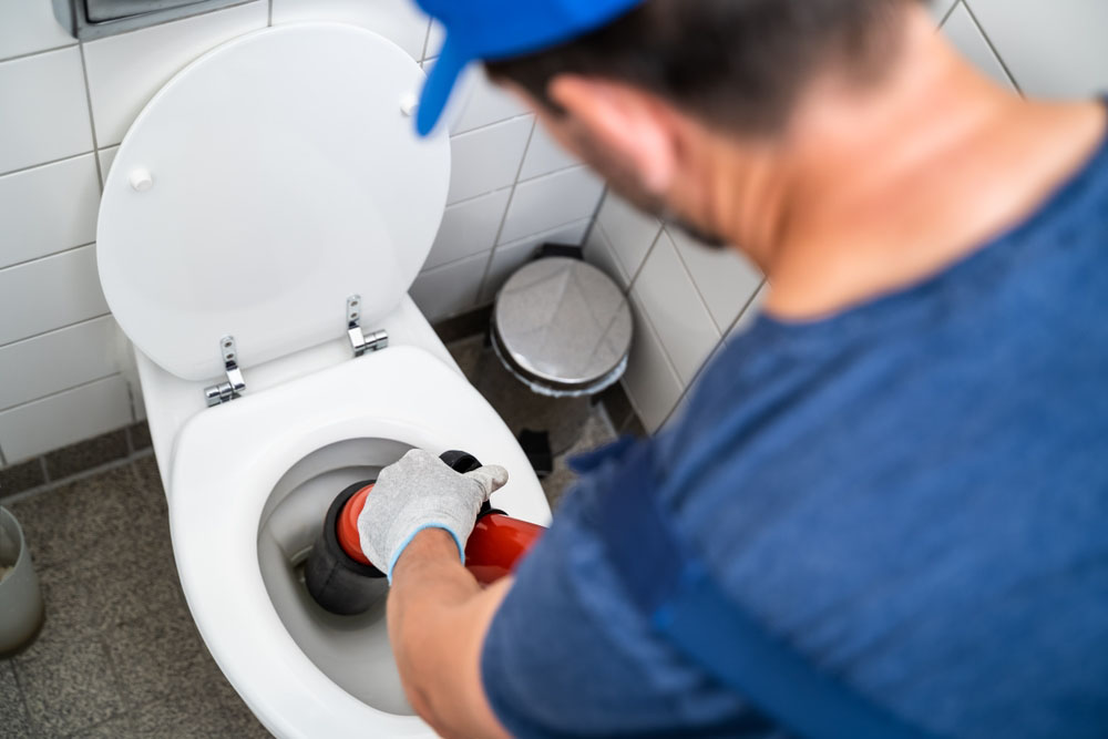 plumber unclogging toilet Seattle, WA plumber unclogging toilet Seattle, WA