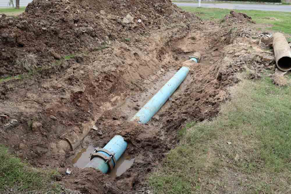 a finished trenchless repaired pipe Renton, WA a finished trenchless repaired pipe Renton, WA