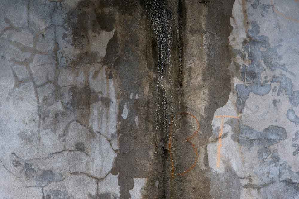 a slab leak with water damage a slab leak with water damage
