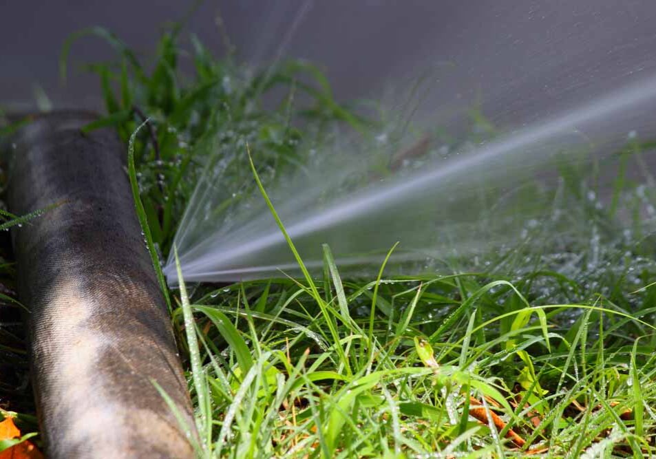 broken water line